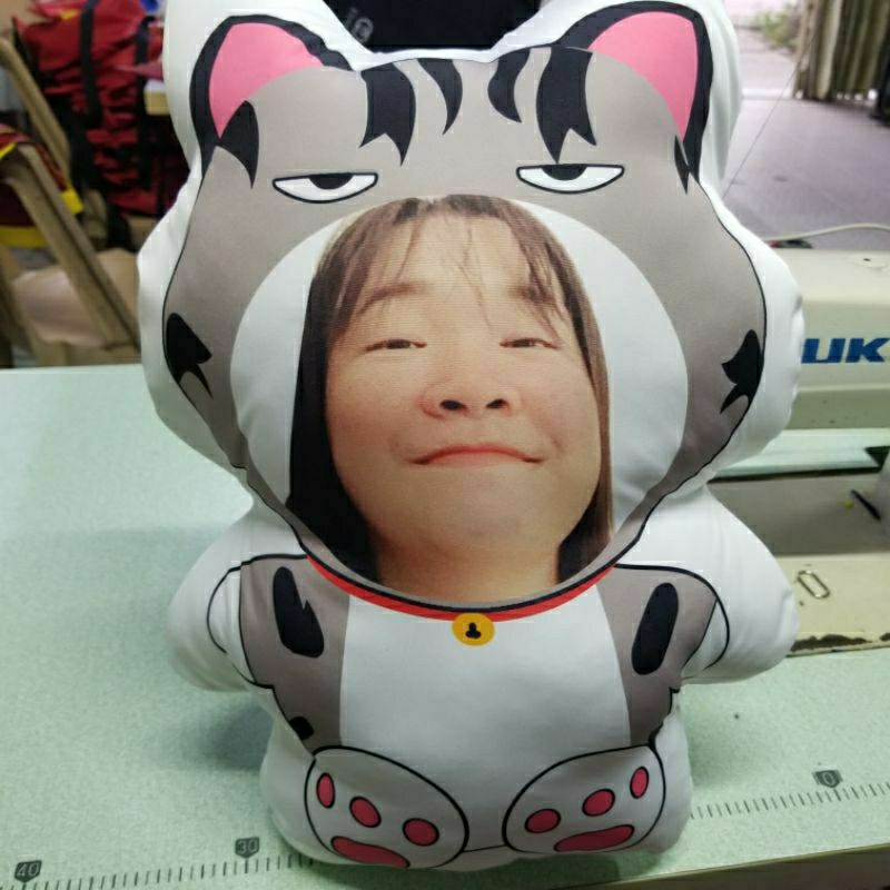 Gối chibi ghép mặt theo yêu cầu( your face pillow)
