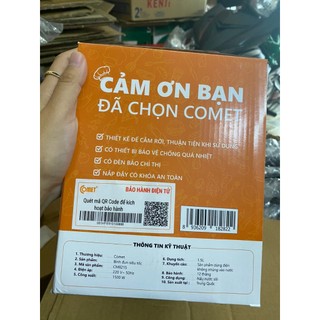 BÌNH ĐUN SIÊU TỐC COMET CM8215 1.5L