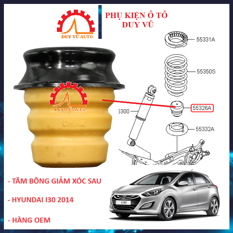 HYUNDAI I30 TĂM BÔNG GIẢM XÓC SAU HYUNDAI I30 ĐỜI 2012-2015