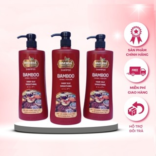 Dầu gội đầu thảo dược thảo mộc Bamboo Riversa 550ml