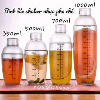 Bình lắc shaker 350ml/500ml/700ml/1000ml (có giao hỏa tốc)