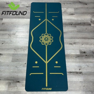 Thảm Cao Su PU Xơ Dừa 4.5mm In Định Tuyến Chống Trơn Trượt Tuyệt Đối Tập Yoga Gym Pilates Thể Dục