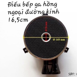 HỌNG VÀ ĐẦU ĐỐT ỐNG ĐIẾU HỒNG NGOẠI Đk 16.5cm thay thế BẾP ÂM TAKA, REDSUN