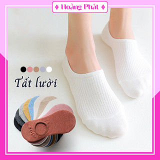 Tất Nữ Cổ Ngắn, Tất Lười Đi Giày Búp Bê - Vớ Nửa Bàn Chân Nhiều Màu Phù Hợp Đi Mùa Hè Thoáng Khí Chống Hôi Chân
