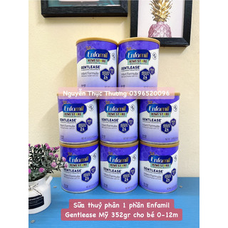 Sữa Enfamil Gentlease Mỹ thuỷ phân 1 phần cho bé dị ứng đạm bò nhẹ và BDN Lactose 352gr