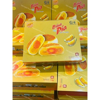 Combo 2 bánh pía 1kg 8 trứng muối Tân Huê Viên