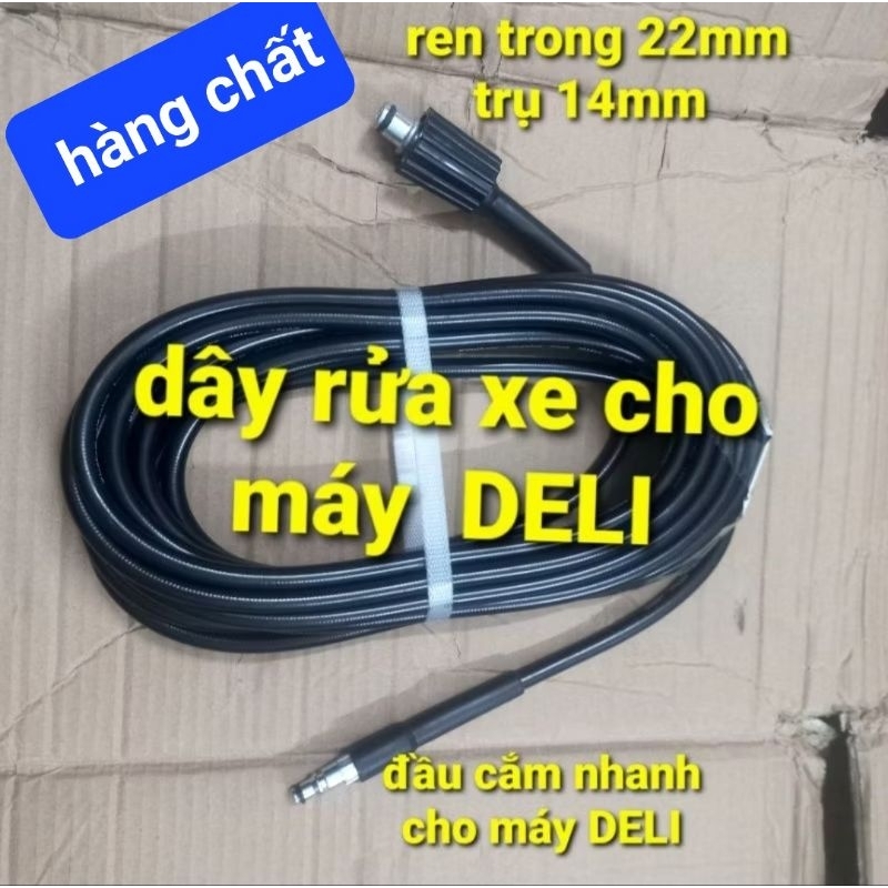 dây rửa xe cho máy Deli