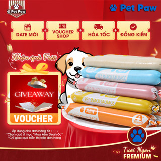 Xúc Xích Dinh Dưỡng Cho Chó TAOTAOPET Nhiều Vị Loại 15g Ăn Liền