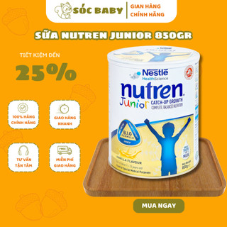 Sữa bột nutren junior 850g dành cho trẻ suy dinh dưỡng 850gr