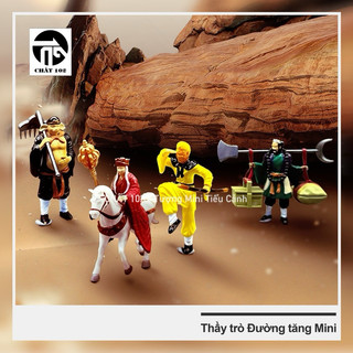 Mô hình thầy trò đường tăng mini - tượng tây du ký