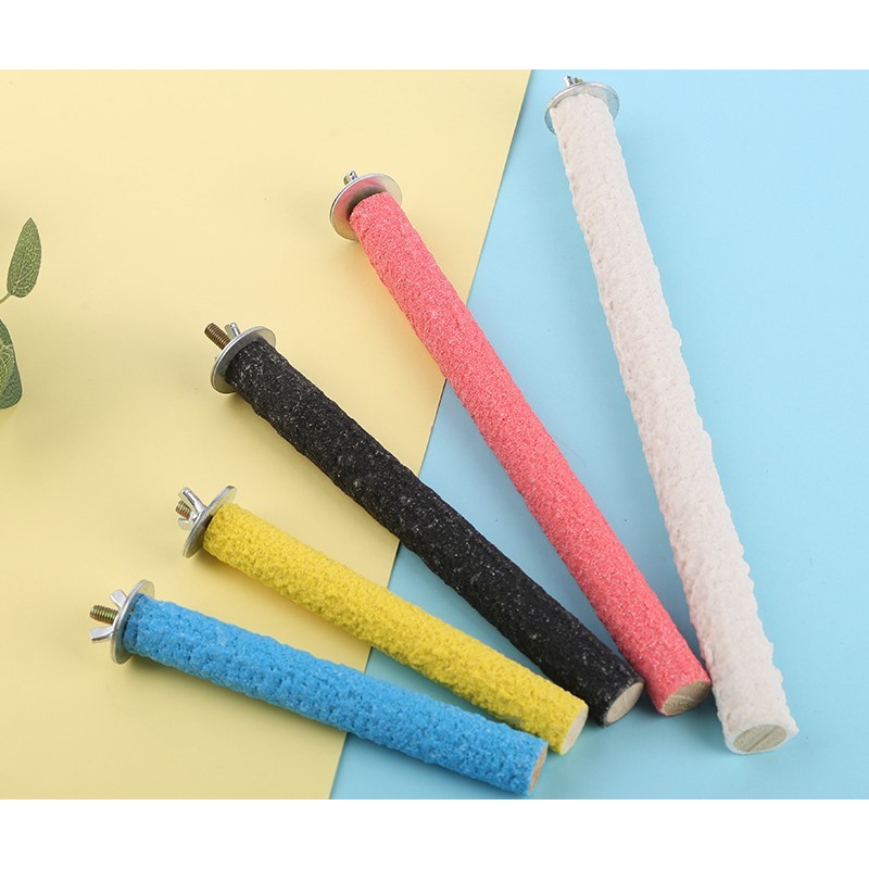 [Màu Ngẫu Nhiên] Cầu Mài Móng Cho Vẹt Đa Kích Thước 12-15-20-25-30cm - Gỗ Gạo Tự Nhiên, Thân Thiện