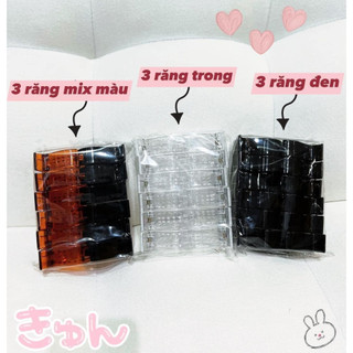 Tkvt2kcc13 - sỉ 12 chiếc kẹp tóc càng cua 3 răng