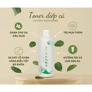 Nước Hoa Hồng Diếp Cá Chinoshio Dokudami Natural Skin Lotion