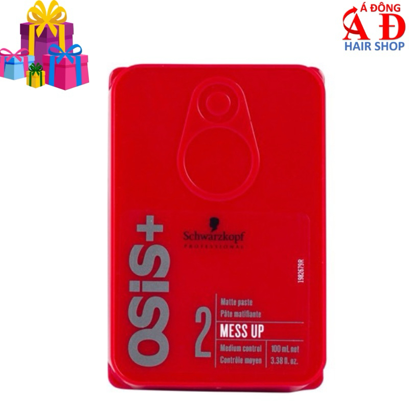 Sáp tạo kiểu tóc Schwarzkopf Professional OSIS+ Mess Up Matte Paste 100ml