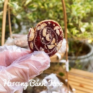 [1Kg] Kẹo chuối cuộn gừng đậu phộng bánh tráng Bến Tre- đồ ăn vặt - Tết 2022