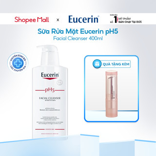 Sữa Rửa Mặt Eucerin PH5 Dịu Nhẹ Cho Da Nhạy Cảm Facial Cleanser Sensitive Skin 400ml