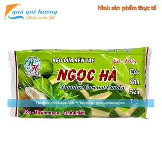 Kẹo dừa lá dứa ngọc hà gói 250g - đặc sản bến tre
