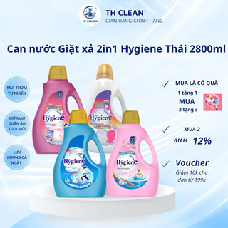 Nước giặt xả 2in1 Hygiene Expert Wash Thái Lan, Nước giặt Hygiene lưu hương lâu, Can nước giặt xả Hygiene 2500-2800ml