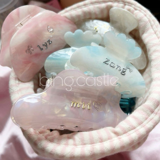[ Đọc mô tả ] [ Hỏa tốc ] Kẹp tóc custom chữ theo yêu cầu bling bling sang chảnh dành cho nàng