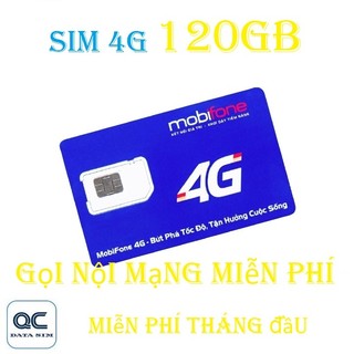 Sim 4G mobifone mỗi ngày 4GB nội mạng miễn phí có sẵn tháng đầu tháng đầu
