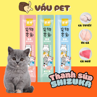 Súp Thưởng Cho Mèo Shizuka Thanh 15g - Súp Thưởng Mèo Vẩu Pet Shop