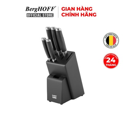Bộ dao 6 món Berghoff Graphite, Hàng chính hãng, Bảo hành 24 tháng.