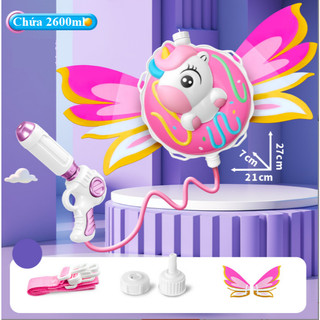 Balô súng bắn nước, đồ chơi súng bắn nước cho trẻ em - đồ chơi ba lô súng nước cho bé trai, bé gái hình con vật