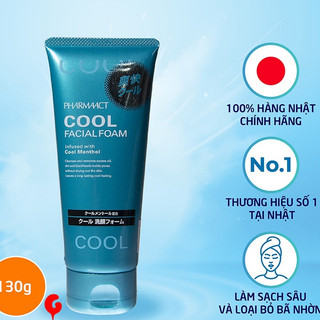 Sữa rửa mặt nam Cool Pharmaact Nhật Bản 130g