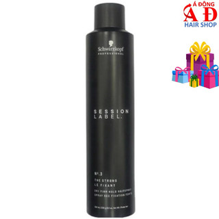 Keo xịt giữ nếp tóc siêu cứng OSIS Session Label Super Dry Strong Hold Hairspray 500ml