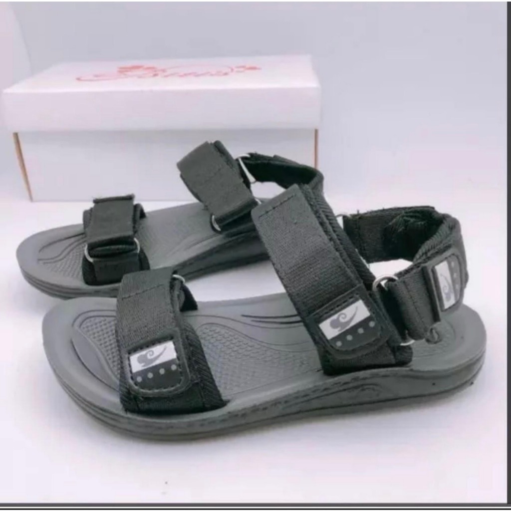 Sandal nam nữ dép quai hậu quai ngang XS cho học sinh chống trơn