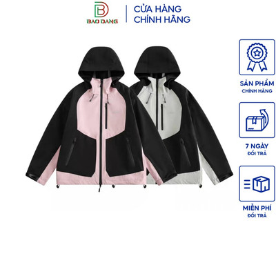 Áo khoác dù nam nữ cao cấp 3 túi dây kéo chất liệu dù ép thun 3 lớp dày dặn chuẩn from hót trend Bảo Đăng.