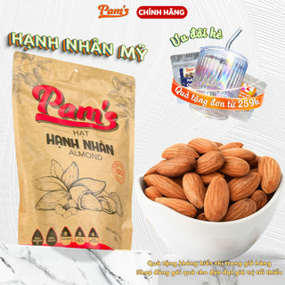 Hạnh Nhân Mỹ Tách Vỏ Nhập Khẩu Pams - Giàu Đạm, Vitamin, Dùng Ăn Kiêng, Mẹ Bầu