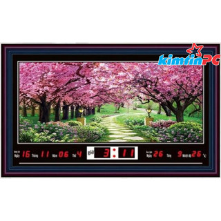 Lịch vạn niên điện tử - tranh cảnh – khổ 36x59cm – mã 1231