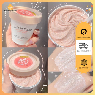 Tẩy Da Chết Body Đào Peach Clear - Tẩy tế bào chết toàn thân đào, kem thải độc tố da