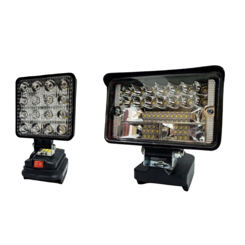 Đèn pin led makita, đèn pha led dùng pin makita 14.4-21V thiết kế bi cầu chiếu xa