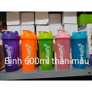 Bình lắc 600ml sắc màu
