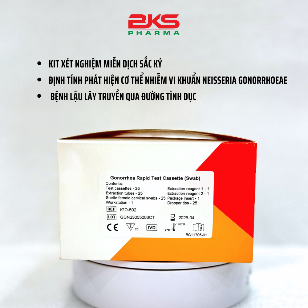 Bộ test nhanh phát hiện bệnh lậu, xét nghiệm kháng nguyên Gonorrhea