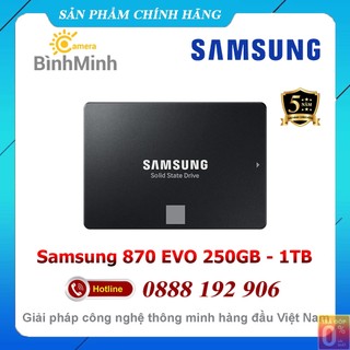 Ổ Cứng SSD 250GB 500GB 1TB 2TB Samsung 870 EVO 2.5 Inch SATA 3 (MZ-77E250BW / MZ-77E500BW / MZ-77E1T0W)