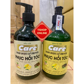 Combo gội xả thảo dược cổ truyền care 500ml x 2