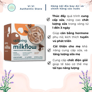 Trà lợi sữa upspring milkflow ( bay air - đủ bill )