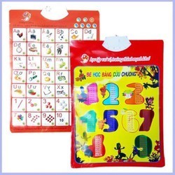 BẢNG ĐỌC CHỮ CÁI TIẾNG VIỆT ĐIỆN TỬ KÈM BẢNG CỬU CHƯƠNG [BẢNG ĐỎ]