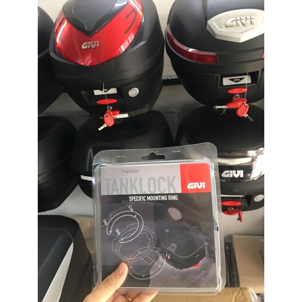 Ngàm gài túi bình xăng XSR 155 - Ngàm gắn túi Tanklock Givi cho xe XSR 155