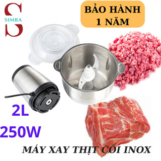 Máy xay thịt đa năng - máy xay thịt, cá giò chả - máy xay thịt inox cối 2L