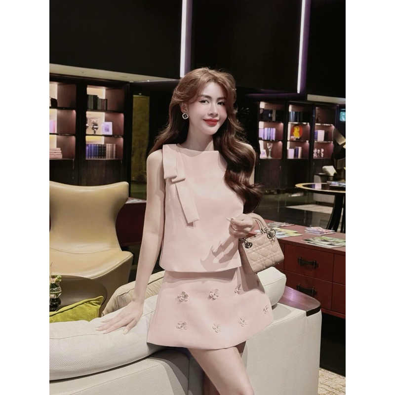 Set Balo Vai Nơ Váy Hoa 𝑨𝑺𝑯𝒀𝑳𝑬𝒀