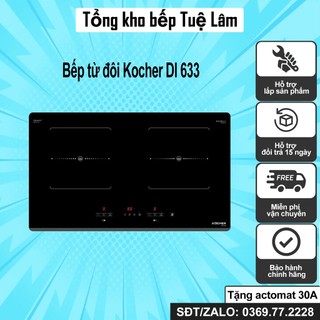 Bếp từ đôi kocher di 633 | bảo hành chính hãng 3 năm