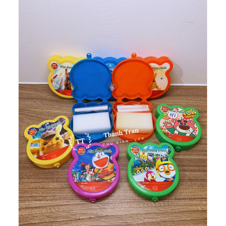 Hộp đựng phấn học sinh hình gấu panda (kèm phấn và bôi bảng)