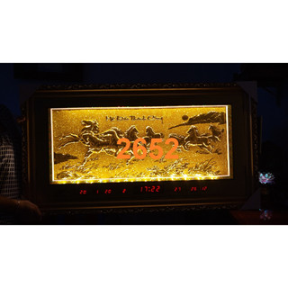 Lịch vạn niên - Tranh đèn Kim sa - Đồng hồ 2652