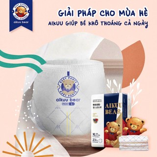 (Bịch) Bỉm Aikuubear Dán/Quần đủ Size - Siêu Mềm Mỏng, Thấm Hút