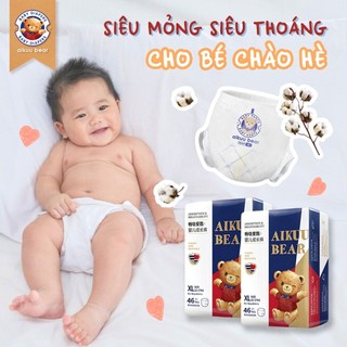 (Bịch) Bỉm Aikuubear Dán/Quần đủ Size - Siêu Mềm Mỏng, Thấm Hút