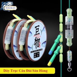 Trục Câu Đài Buộc Sẵn Nylon Cao Cấp Trục Săn Hàng Chuyên Câu Cá Lớn Bọc Silicon Siêu Bền DC24